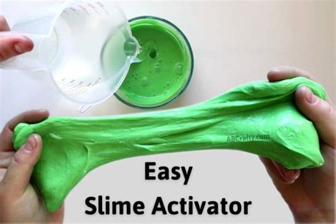 Slime Activator Recipe Quick And Easy 2 Ingredient Recipe Ab Crafty