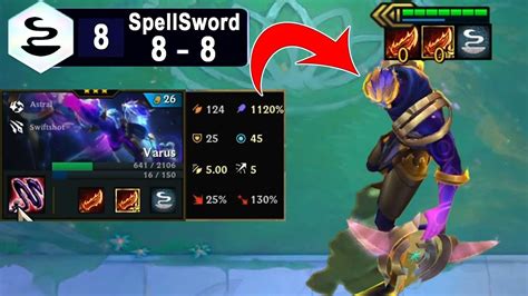 1120 Ap Varus⭐⭐⭐ 8 Mirage Spell Tft Set 7 5 Youtube