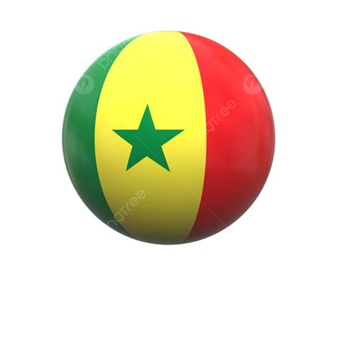 Senegal Flag Flag Isolated On White Flag Senegal Png Transparent