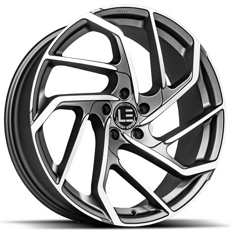 Luxxx Alloys Wheels Lux Le Matte Gunmetal With Machined Face