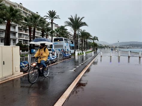 Météo à Nice nouvelle alerte aux orages jusqu à 60 mm de pluie attendus