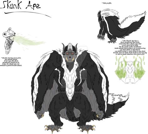 Skunk Ape By Kaijudevin89 On Deviantart