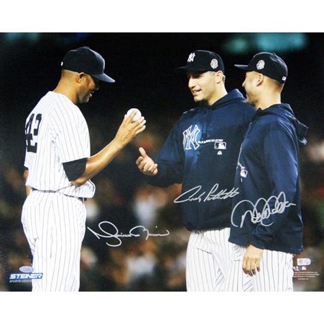 Mariano Rivera Derek Jeter Andy Pettitte Signed Limited Edition