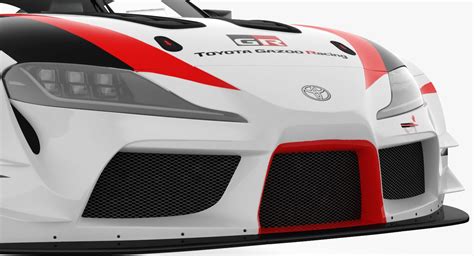 Toyota Supra Gr Racing Concept Rigged 3d Model 149 Max Free3d