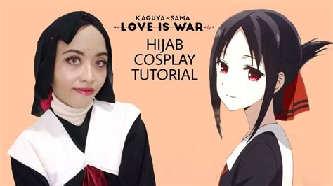 Kaguya's Kaguya Sama Love Is War Hijab Cosplay Tutorial | PARK HEE HYO - YouTube