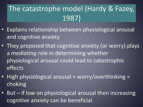 PPT Anxiety Arousal And Their Influence On Performance In Sport