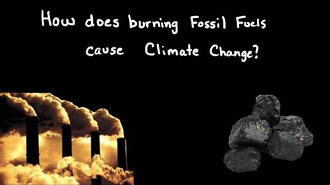 How Burning Fossil Fuels Causes Climate Change Youtube