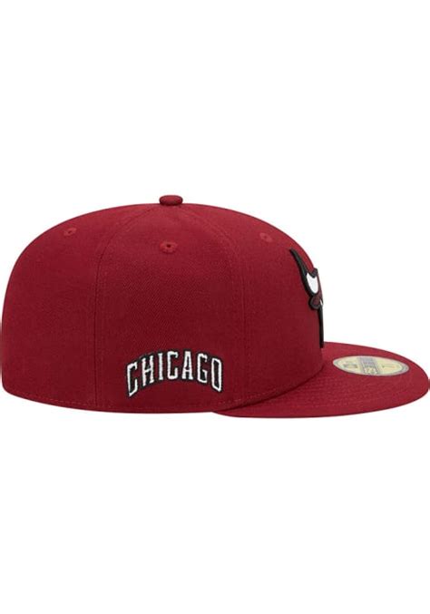 Chicago Bulls 2022 Nba City Edition 59fifty Red New Era Fitted Hat