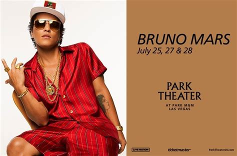 Bruno Mars In Las Vegas Tickets To The Uptown Funk” Singers Sold Out