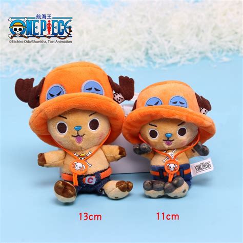 Genuine One Piece Chopper Series Plush Doll Pendant Luffy Ace Sabo