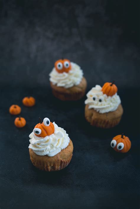 Recette Halloween Muffins au potiron avec citrouille en pâte d amande