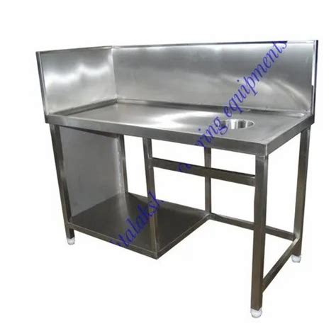 Stainless Steel Dish Landing Table With Chute At Rs In Chennai