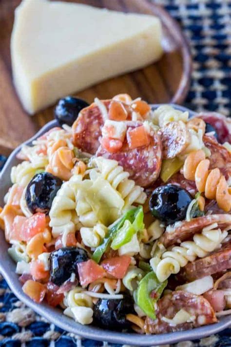 Italian Antipasto Pasta Salad Dinner Then Dessert