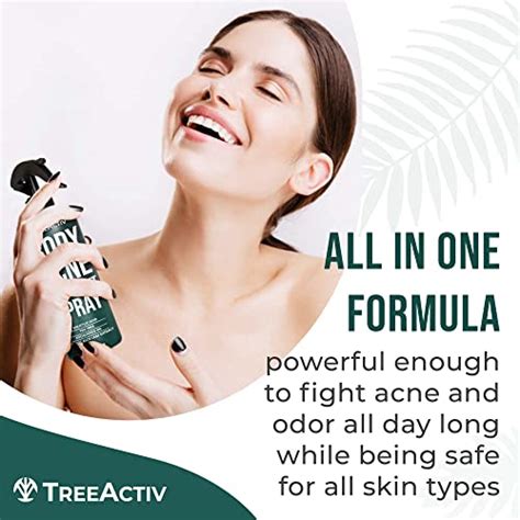 Treeactiv Body Acne Treatment Spray Oz Salicylic Acid Spray For