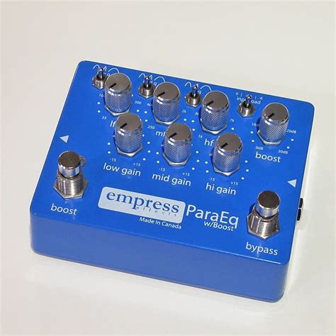 Empress Effects Used Para Eq W Boost Reverb