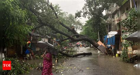 Heavy Rain Lashes Mumbai Flooding In Low Lying Areas Road Traffic Hit