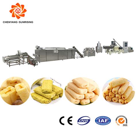 Automatic Inflating Sweet Corn Scale Processing Puffed Making Twin