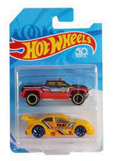 Kit Hot Wheels Dois Carrinhos Variados Carrinho De Brinquedo