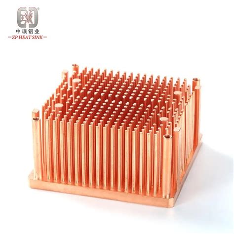 China Customized Copper Forged Pin Fin Heat Sink Manufacturers