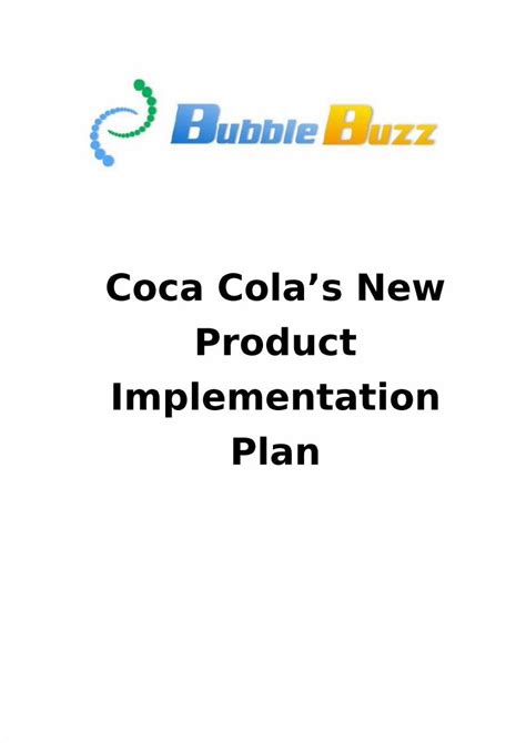 PDF Inplememtation For Coca Cola DOKUMEN TIPS