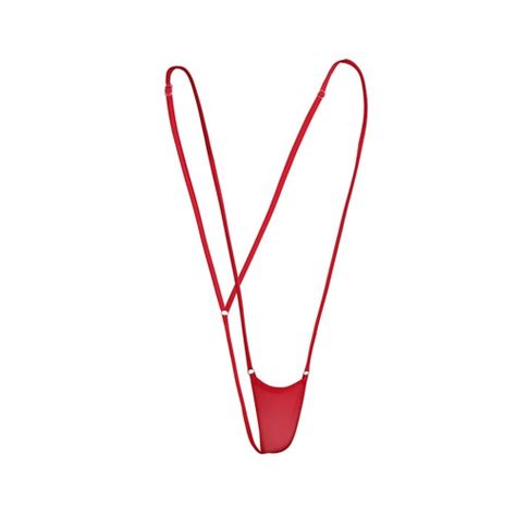 Women Sling Shot Bikini Swimwear Suspender Bodysuit Lingerie G String