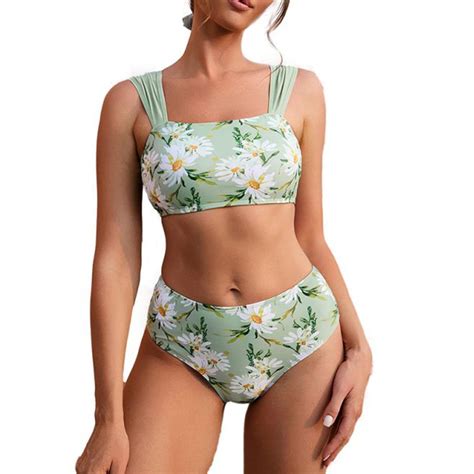 Scyoekwg Plus Size Bathing Suit For Women Bikini Set Clearance