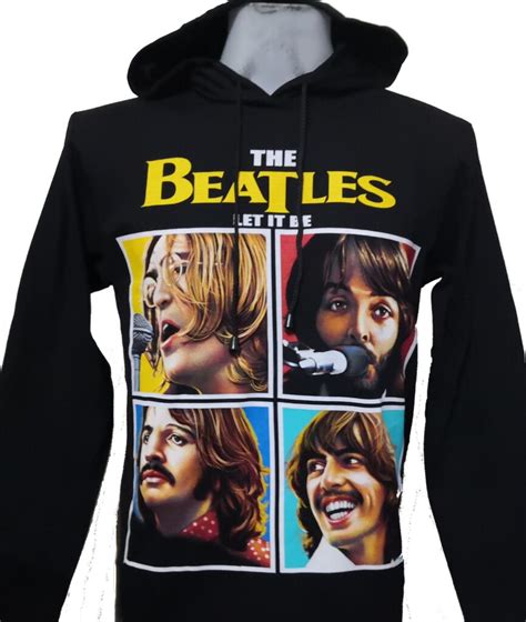 The Beatles Long Sleeved T Shirt Whoodie Let It Be Size S Roxxbkk