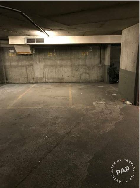 Vente Garage Parking Paris E Particulier