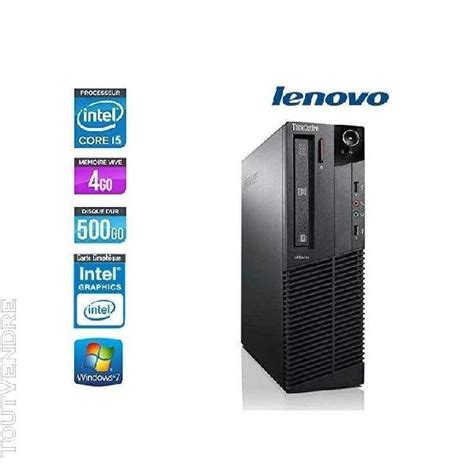 Lenovo Thinkcentre M91p Desktop Core I5 2400 31ghzcore I5 3 En France Clasf Informatique