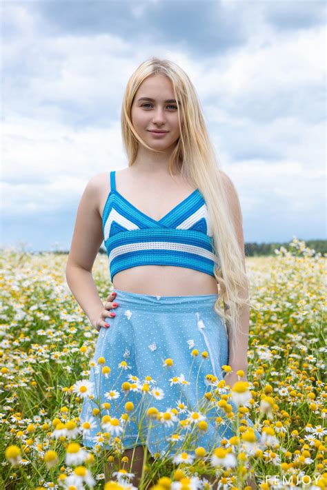 Femjoy Studio Presents A Gorgeous Blonde College Darling With Natural Tits 15 Photos