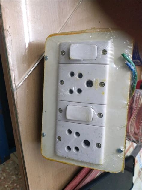 readymade switch box  type  piece plastic switch box