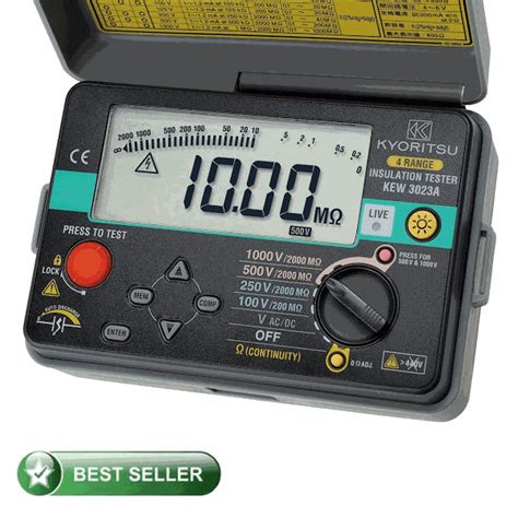 KYORITSU 3023A Digital Insulation Continuity Tester Rapid Tech