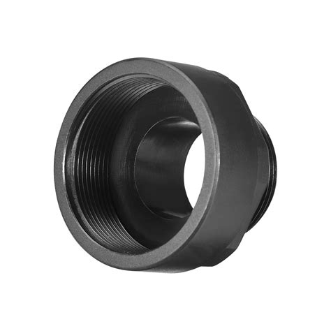 Uxcell Threaded Bushings Nylon Connector Adaptor M32 Outer Thread To M40 Inner Thread Black