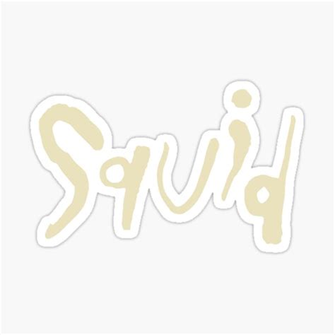 Squid Band Rock Metal Album Logo Sticker For Sale By Pattyvn Redbubble