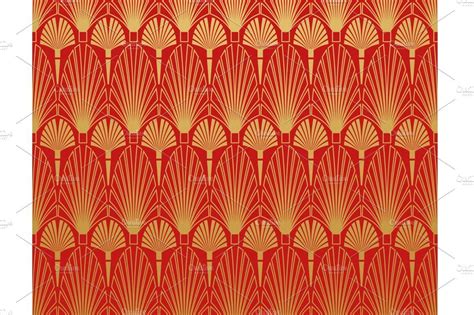 Art deco wallpaper red background | Art deco wallpaper, Red art, Art deco