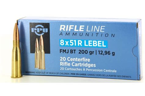 Munitions PPU Calibre 8x51R Lebel FMJ BT 200 Grains Avis Ca