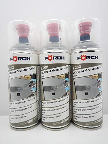 Forch 2k Epoxy GrundierfÜller L202 Grau Lack Grundierung FÜller Spray 400ml 3 Amazonde