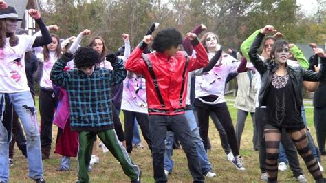 Zombies dance to 'Thriller' in E. Islip - Newsday