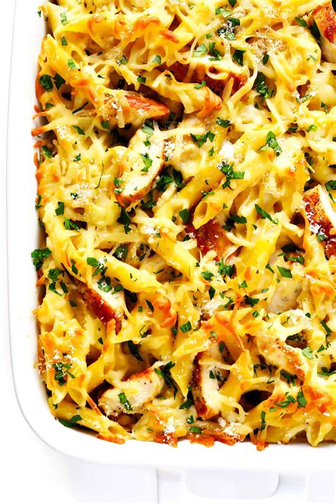 Chicken Alfredo Baked Ziti Gimme Some Oven