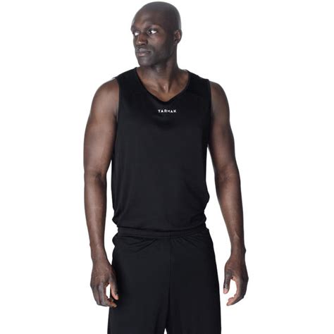 Mens Basketball Jersey Tank Top T100 Black