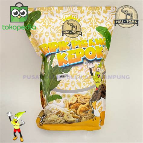 Jual 1 Kg Keripik Pisang Kepok Rasa KEJU Khas Lampung Haitoms Kota