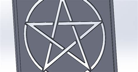 Pentagram paint stencil by Jaakko Sairanen | Download free STL model ...