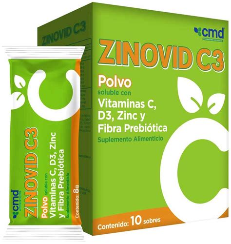 ZINOVID C3 Medicamento PR Vademecum