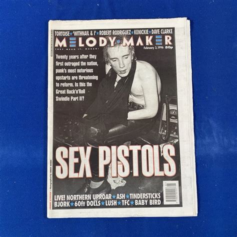 MELODY MAKER FEBRUARY SEX PISTOLS PicClick UK