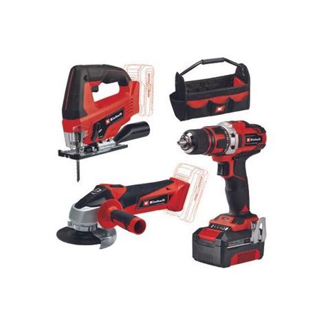 Einhell TE TK 18 3 Li Kit JS CD AG Kit Smerigliatrice Trapano E