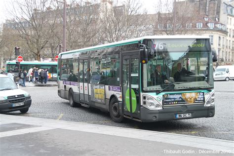 Bus Qxc Sur La Ligne Ratp Bastille Paris