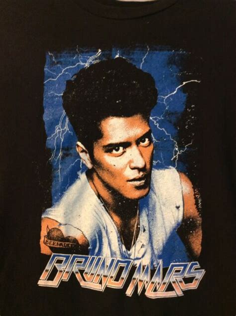 Bruno Mars Shirt Moonshine Jungle Tour Black Sz L Ebay