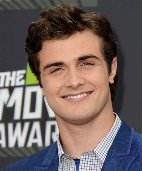 Beau Mirchoff Short Wavy Formal Hairstyle Dark Brunette Hair Color