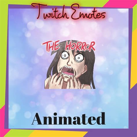 Animated The Horror Emotes Twitch Emotes Discord Emotes Streamer