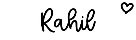 rahil  meaning origin variations